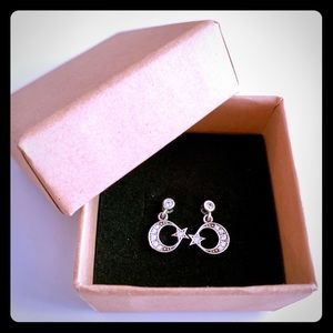 Moon and Star Earrings